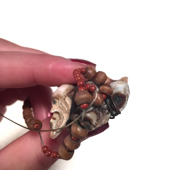 Engagement Necklace made of real animal teeth - Picture 4 of 5